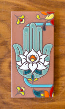 Load image into Gallery viewer, Hamsa Hand: Terra Cotta &amp; Turquoise